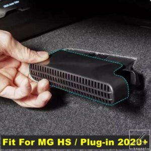 MG HS / プラグイン 2020 - 24 カーシート下エアコンベントダクトアウトレットシェルカバーアクセサリー 部品 カスタムパーツ アクセサリー