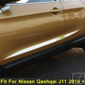 日産 QASHQAI J11 2014 - 2020 用 サイドドアラインガーニッシュ ボディトリム アクセントモールディングカバーベゼルキット ステンレスアクセサリー 部品