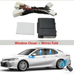 自動ウィンドウクローザーオープニング+サイドミラー折りたたみ展開モジュール 左ハンドル車用 トヨタカムリ 2018-2024年式用 部品 カスタムパーツ