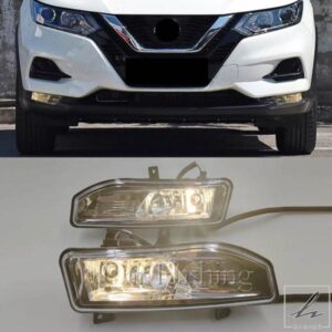 日産セントラ 2020-2022 エクストレイル ローグ キックス 2017-2020 キャシュカイ 2019-2021 ハロゲン フロントバンパー フォグランプ ライト用 LED フォグ