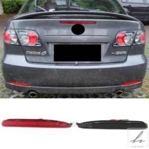 車用点滅LEDリアバンパーリフレクターブレーキストップライトランニングランプ1ペアマツダ6 2003 - 08用 部品 カスタムパーツ アクセサリー