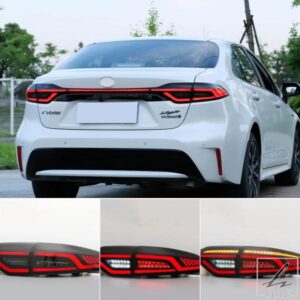 車用LEDテールライト テールライト トヨタ カローラ L/LE/XLE US 2019 - 21 リアランニングランプ+ブレーキ+リバース+ダイナミックウィンカー 部品 カスタム