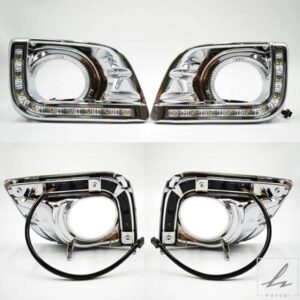 車用LED DRL トヨタ プラド FJ150 LC150 ランドクルーザー 2700/4000 2010 2011 2013 デイタイムランニングライト フォグランプ ウィンカー 部品 カスタムパ
