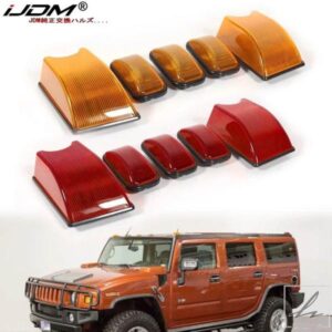 車キャブマーカーライトトップルーフライトハザード灯ドームライトランプハマーH2 SUV SUT 2003-2009用カーアクセサリー 部品 カスタムパーツ アクセサリー