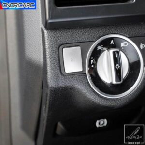 車用ヘッドライトスイッチ スパンコールトリム ヘッドライト調整ボタンカバー デカール メルセデスベンツ A B C Eクラス W176 W246 W204 W212用 部品 カスタ