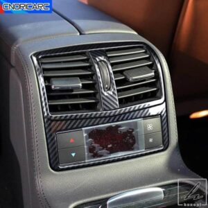 車用リアエアベントアウトレットフレームトリムカーボンパターンステッカーアクセサリーメルセデスベンツCLS W218 CLS260 300 320 350 2012-17用 部品 カス