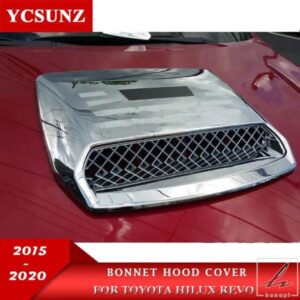 車用ボンネットフードスクープエアフローインテークベントカバー トヨタ ハイラックス レボ 2015 - 20 アクセサリーパーツ YCSUNZ 部品 カスタムパーツ