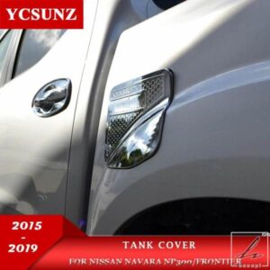 日産ナバラNP300 2015-2019用クローム燃料タンクカバー日産フロンティア2016用アクセサリータンクキャップカースタイリングYCSUNZ 部品 カスタムパーツ