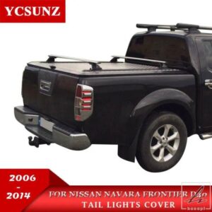日産フロンティアナバラD40 2006 - 13用クロームテールライトカバートリムカーアクセサリープレートパーツ 部品 カスタムパーツ アクセサリー