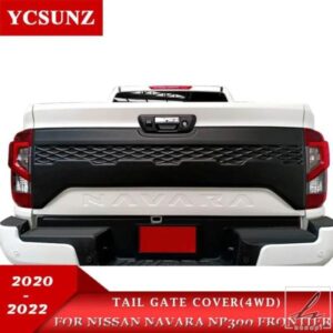 日産ナバラNP300 2020 2021 2022 4WDフロンティアダブルキャブテールゲートパネルカー外装部品用テールゲートナッジアッパーカバー 部品 カスタムパーツ