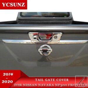 日産ナバラNP300 2014 - 20年式用リアゲートトラックトリムカバー 日産ナバラフロンティア用カーアクセサリー 部品 カスタムパーツ アクセサリー