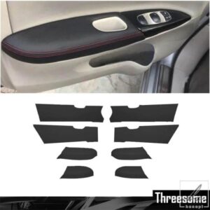 車内ドアパネルアームレスト表面トリムカバーマイクロファイバーレザーカスタム日産SLYPHY SENTRA 2016-2018用 部品 カスタムパーツ アクセサリー