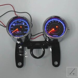 汎用バイクスピードメーターオドメーターゲージ0?180KM/H 13000RPM LEDバックライトタコメーターセット 部品 カスタムパーツ アクセサリー