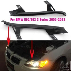 車用ヘッドライトレンズシェルカバー ヘッドライトレンズガスケットシールサイド BMW E92/E93 3シリーズ 63117174517 63117174518 部品 カスタムパーツ