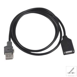 車用USBケーブルアダプター 4ピンUSBケーブル プジョー 207 307 308 408 508 シトロエン RD43 RD45 RD9 CDプレーヤー付き 部品 カスタムパーツ アクセサリー