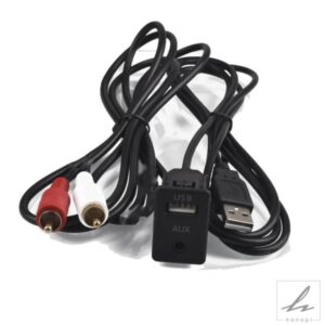 車用2RCA AUX USB オスダッシュ2RCAアダプター トヨタ用 ホンダ用 BMW 3 5用 部品 カスタムパーツ アクセサリー
