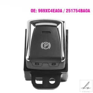 車用電子ハンドブレーキ パーキングハンドブレーキスイッチボタン 969XC4EA0A 日産 X-TRAIL T32 QASHQAI 2014 - 18用 部品 カスタムパーツ アクセサリー
