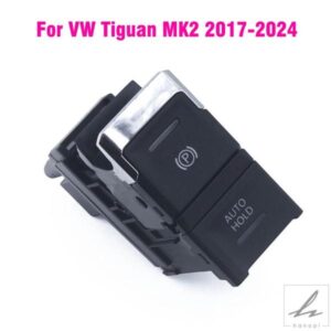 車用電子ハンドブレーキ パーキングハンドブレーキスイッチボタン 5NA927255 VW TIGUAN MK2 2017-2022用 部品 カスタムパーツ アクセサリー