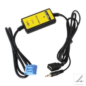 車用CDアダプター AUX USB 14P接続CDチェンジャー ホンダアコード 1998-2002旧型シビック CRV オデッセイアキュラ RSX CL TL EL用 部品 カスタムパーツ