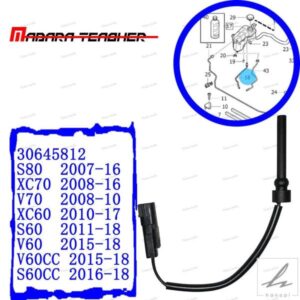 車エンジン冷却水レベルセンサーレベルガード VOLVO S60 S80 V60 V70 XC60 XC70 2007 - 15用 部品 カスタムパーツ アクセサリー