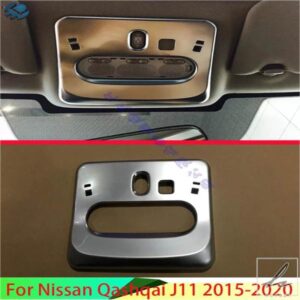 日産 キャシュカイ J11 2015 - 20 用 カーアクセサリー ABS クローム インテリアライト 読書灯 トリムカバー 部品 カスタムパーツ アクセサリー