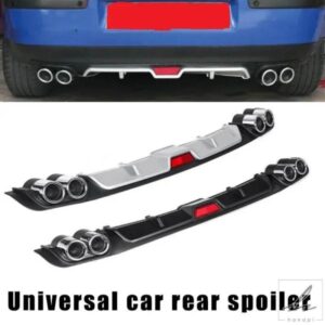 汎用リアバンパースポイラーリアリップリアスポイラーカーABSスポイラーディフューザー120-128CM 部品 カスタムパーツ アクセサリー