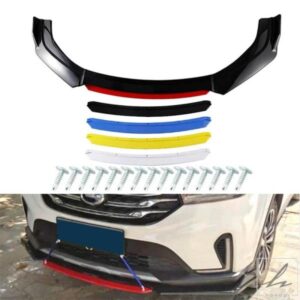 汎用カーフロントバンパーリップスプリッター汎用スポイラーディフューザーリップキットBMW E46 E90 E60 E36 E39 F10 F20カーアクセサリー用 部品 カスタム