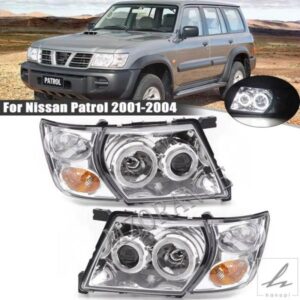 日産パトロール Y60 Y61 1997-2001 - 04 用ヘッドライトコーナーライトヘッドライトコーナーランプヘッドランプフロントバンパーヘッドライト 部品 カスタム