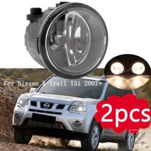 日産ティーダ2007-2012用フォグランプ2個日産エクストレイルT31 2007-2013用ヘッドライトフォグランプアセンブリ 部品 カスタムパーツ アクセサリー