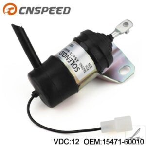 燃料遮断ストップソレノイド 15471-60010 12V ストップソレノイド クボタ 052600-100 052600-1000用 部品 カスタムパーツ アクセサリー