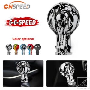 汎用 5/6 スピード カー ギア シフト ノブ マニュアル トランスミッション ギア レベル ノブ シフト レバー M8 M10 M12 グラフィティ スタイル 部品 カスタ