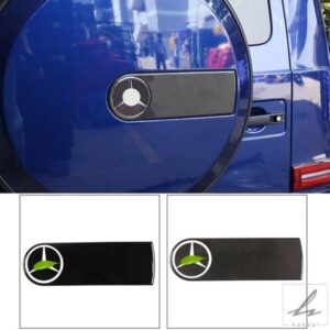 車用ABSスペアタイヤロゴトリム装飾トリムメルセデスベンツGクラスW463 W464 G500 2004-2020カーアクセサリー 部品 カスタムパーツ アクセサリー