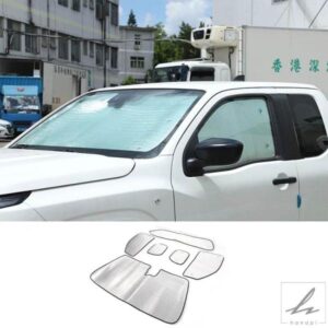 日産フロンティア 2022-2024年式用 車用フルカバーサンシェード 車用日よけウィンドウサンシェードカバー バイザー UVカットアクセサリー 部品 カスタムパー
