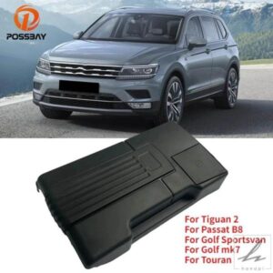 車用電極エンジンバッテリーカバーキャップ防水シェルプロテクター TIGUAN 2 PASSAT B8 GOLF SPORTSVAN MK7 TOURAN用 部品 カスタムパーツ アクセサリー