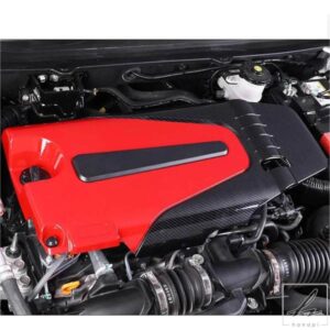 車用フロントエンジンカバー ボンネットフード ダストカバーパーツ オートプロテクタカバー ホンダシビック 2016 2017-2021 1.5Lモデル専用対応 部品 カスタ