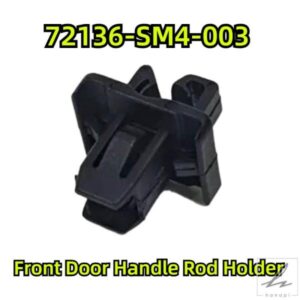 車用 4MM フロントドアハンドル ロッドホルダー 72136SM4003 ACURA MDX 2003 - 06 ブラック オートコントロールロッドホルダーアクセサリー 部品 カスタムパ