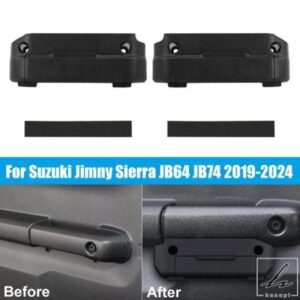 車内ドアアームレスト収納ボックス スズキ ジムニーシエラ JB64 JB74 2019 2020-2024 オートドアハンドルオーガナイザーアクセサリー 部品 カスタムパーツ