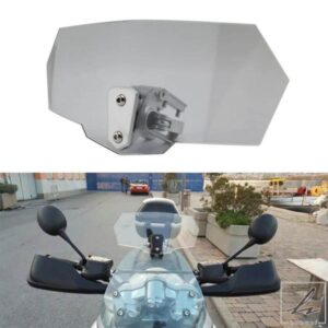 汎用バイク風防カスタムアクセサリースクリーン風防スポイラーエアディフレクター風防延長風防 部品 カスタムパーツ アクセサリー