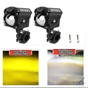 汎用バイクヘッドライトフォグランプ60W 6000LM LED補助フォグランプアセンブリドライビングランプオフロードバイクスポットライト 部品 カスタムパーツ