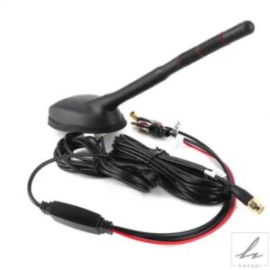 車用DAB+GPS+FMアンテナ 空中アクティブ増幅式ルーフマウントDABアンテナ 防水防塵 汎用カーアクセサリー 部品 カスタムパーツ アクセサリー