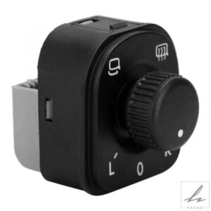 車用調整ノブミラーコントロールスイッチ MK5 MK6 2006-2013 B6 3C 2006-2011 2009-2012 1K0959565Jに適合 部品 カスタムパーツ アクセサリー