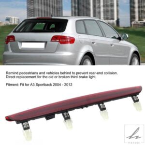 高レベル第3ブレーキライトストップランプ車リアストップテールランプブレーキライト8P4945097C AUDI A3 SPORTBACK 2004-2012に適合 部品 カスタムパーツ
