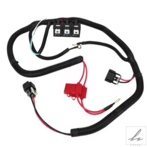 車用デュアル電動ファンワイヤーハーネスECUコントロール7L553326T交換用 部品 カスタムパーツ アクセサリー