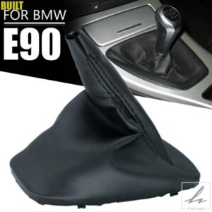 車用PUレザーギアシフトノブゲートル ゲートルブーツダストカバー BMW E90 2006-2011 E91 2006-2012 E92 E93 2006-2013 8037308 LHD用 部品 カスタムパーツ