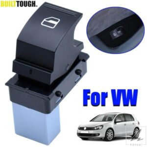 電動サイドウィンドウスイッチ パワーコントロールボタン 1個 VW CC ゴルフ ジェッタ パサート ポロ キャディ ティグアン イオス シロッコ OE# 7L6959855B