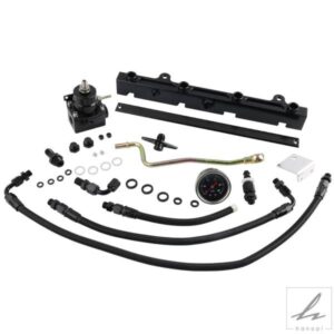 燃料レールは圧力レギュレータFPRゲージホースラインに適合ホンダシビックD15 D16 D17オイルフィッティング燃料ゲージ用 部品 カスタムパーツ アクセサリー