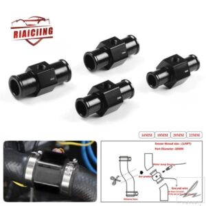 水温計 ラジエーター温度 水温ジョイントパイプセンサー 16MM 18MM 20MM 22MM ホースアダプター クランプセンサー付き 部品 カスタムパーツ アクセサリー