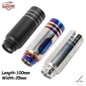 10CM 汎用 レーシング アルミ ギアシフトノブ シフターレバーヘッド カーアクセサリー 内装パーツ ブラック ブルー シルバー 部品 カスタムパーツ