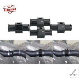 水温計 ラジエーター温度 水温ジョイントパイプセンサー 16MM 18MM 20MM 22MM ホースアダプター 過熱防止 部品 カスタムパーツ アクセサリー
