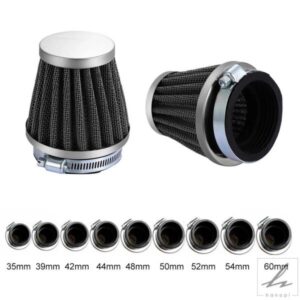 汎用バイクエアフィルタークリーナー ATV ピットダートバイク バイク交換部品 35MM - 60MM 1個 部品 カスタムパーツ アクセサリー